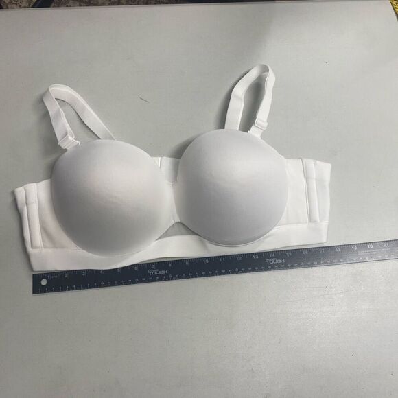CACIQUE Women’s Straps Or Strapless Comfort Bliss White Wire Bra Size 44B White - Picture 6 of 12
